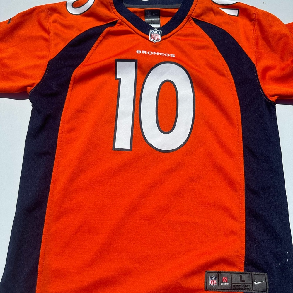 Nike Emmanuel Sanders Orange Denver Broncos Team Color Game Jersey